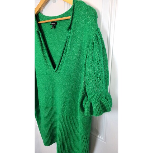 Torrid Pullover V-Neck Ruffle Elbow Sleeve Pullover Sweater Size 3X - Picture 5 of 8
